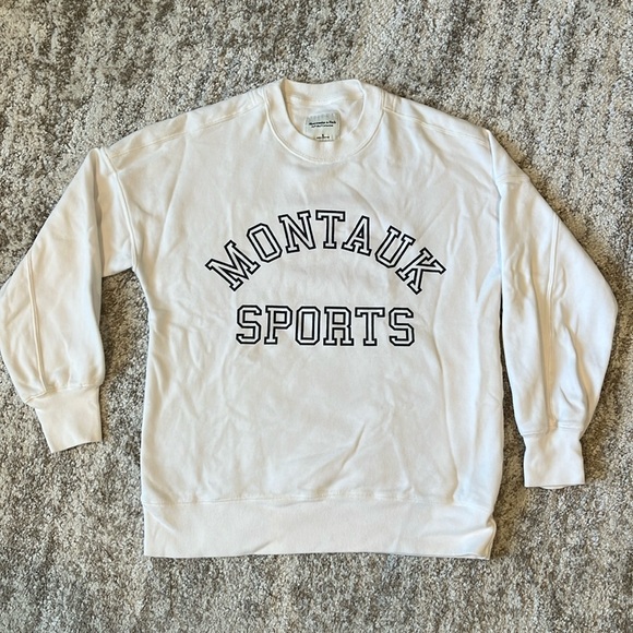 Abercrombie & Fitch Soft A&F Collection sweatshirt. Montauk Sports logo. - Picture 1 of 4